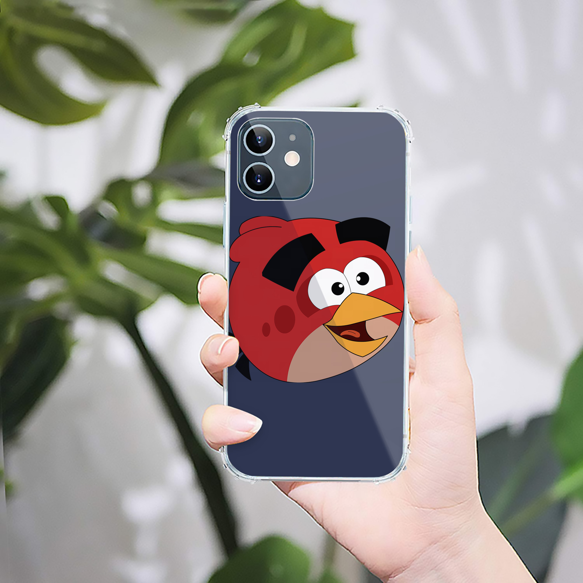 （画像用） Angry Birds アングリーバード 【iPhone 12シリーズ対応】透明スマホケース（クリアソフトケース）
